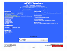 Tablet Screenshot of apcsteacher.com